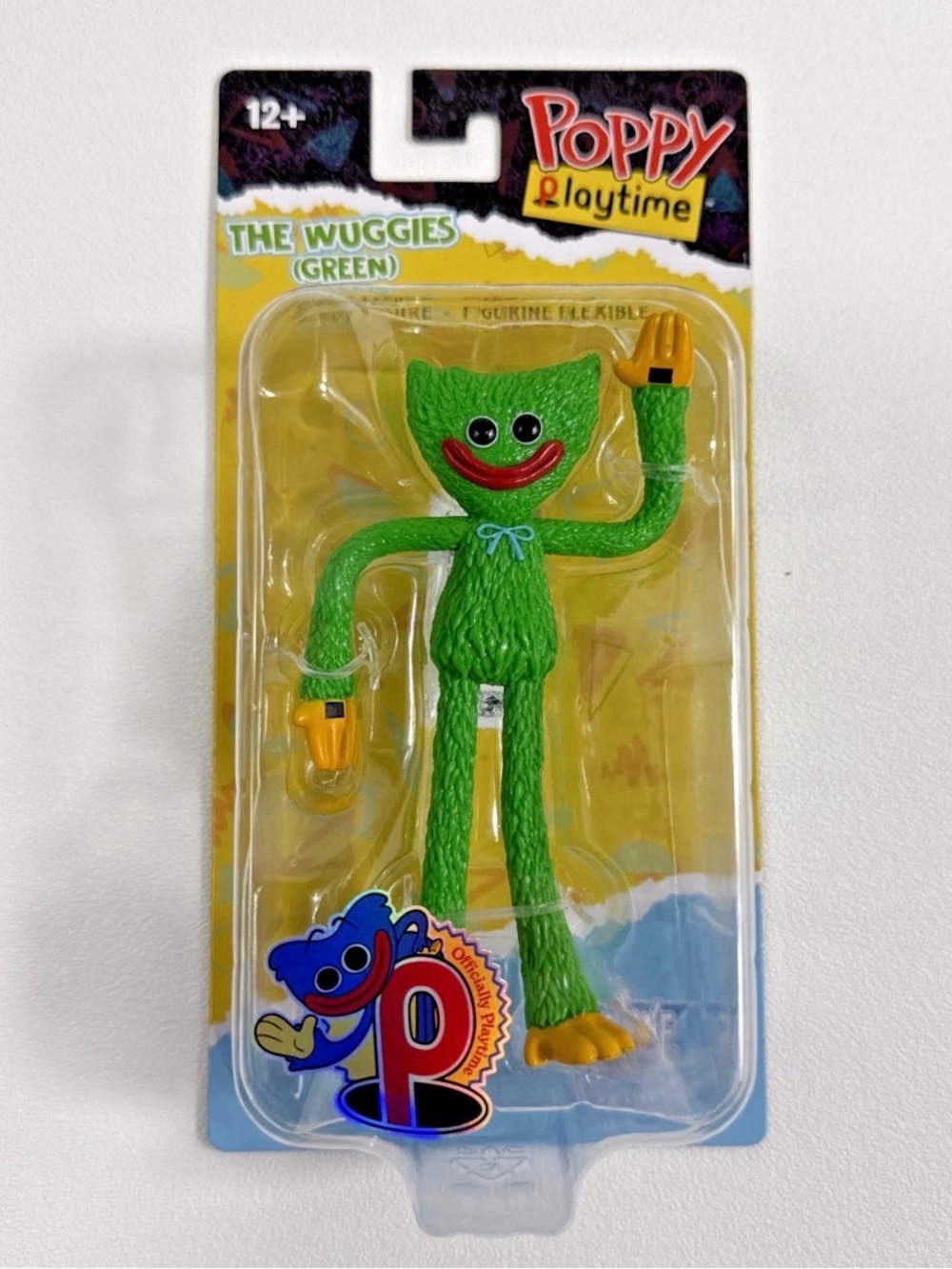 Poppy Playtime Green Huggy Wuggy 4.5 Inch Bendable Action Figure Brand New